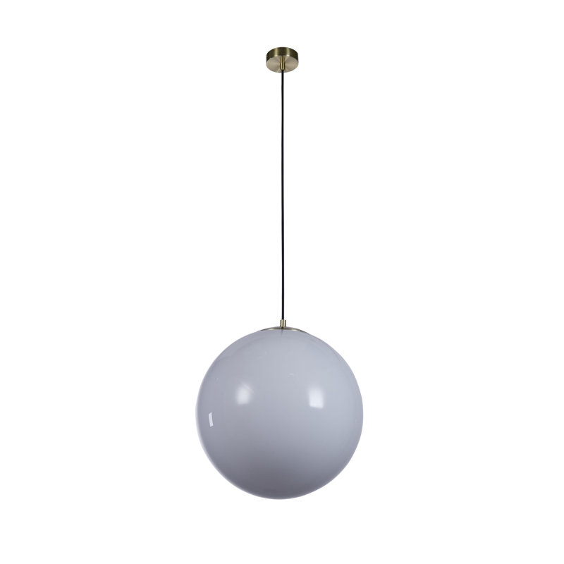 Camoren 1 - Light Satin Brass Sphere Pendant, 43cm H x 40cm W