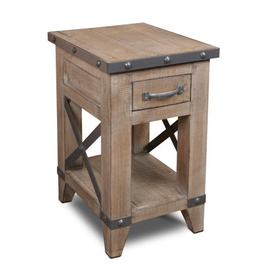 Table d'appoint 1 tiroir Larson