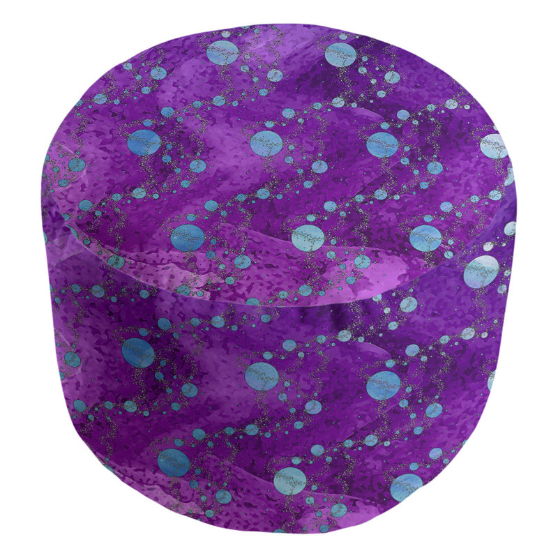 Repose-pieds Avicia, Violet foncé / bleu