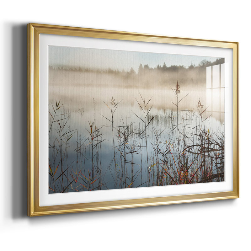 «Early Rise», reproduction d'art encadrée, Or, H 19 po x l 27 po x P 1,5 po