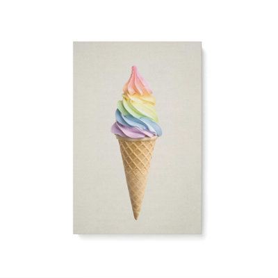 Taste Of Rainbow Rolled Canvas