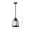 Luminaire suspendu conique à 1 lumière Iola-239980359-239980356