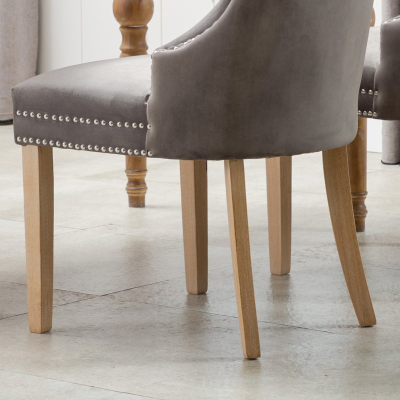 Chaise parsons Wykoff, Gris clair