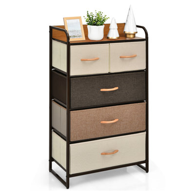 Shelford 58cm W 5 - Drawer Chest of Drawers