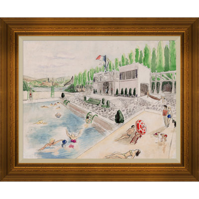 Poolside, South Of France Painting