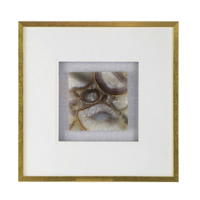 Remi Agate Shadow Box, art mural