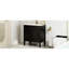 Meuble-lavabo noir de 30 po, avec beaucoup d'espace. Bois véritable et matériau, lavabo en céramique et meuble-lavabo spacieux, décoration de style rétro. Finition, trou de robinet de lavabo-1010479198