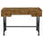 Avon Rustic Nutmeg 2-Piece Computer Desk And Bookcase
