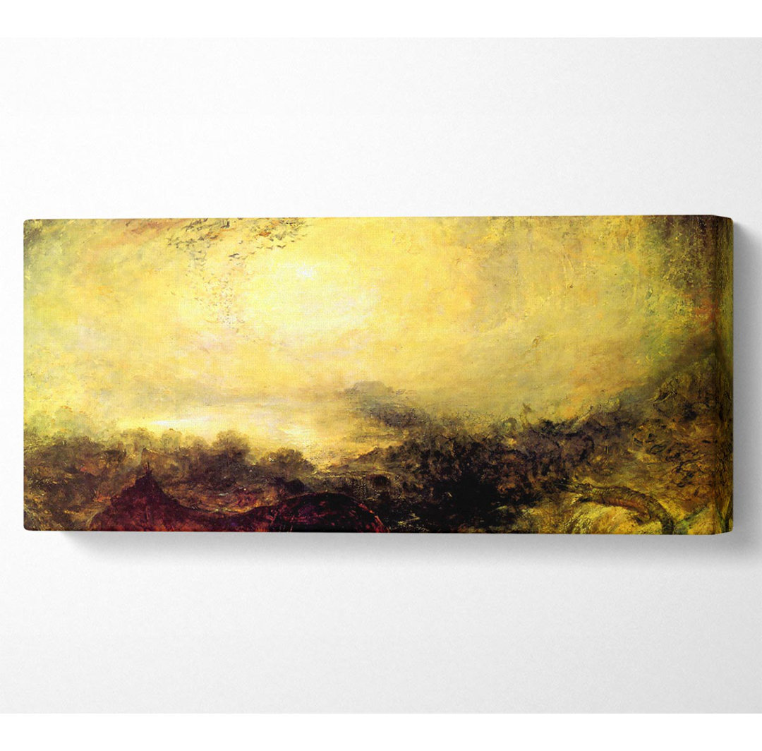 Joseph Mallord Turner Der Abend des Tsunami Panoramaleinwand