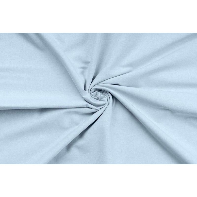 Light Blue Ranforce King Quilt Cover Set, 102 x 87, 100% Cotton, 155 Thread Count | Includes 2 Pillowcases (19.7 x 31.5) | Button Closure Duvet Cover, Envelope Type Pillowcases, Machine Washable