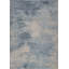 Tapis bleu/ivoire abstract Oklee-1751843966