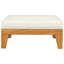 Repose-pieds modulaire avec coussin en bois d'acacia massif-284297313