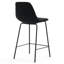 Hauteur de comptoir moderne Kavi avec coussin rembourré et pieds en métal-2070842329-2070141338