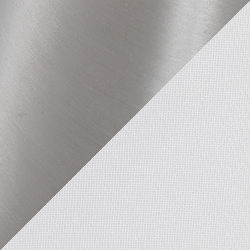 Lampe sur pied contemporaine 64 po en nickel brossé avec abat-jour en lin blanc 64 po