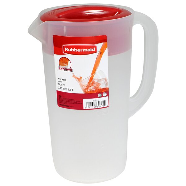Rubbermaid Pitcher with Lid, 1 Gallon