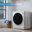 3.0 Cu Ft Compact Electric Dryer with Adjustable Temperature Control For Apartments RVs, White