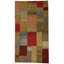 Tapis multicolore rectangulaire en coton / laine fait à la main 3 pi x 5 pi Orice