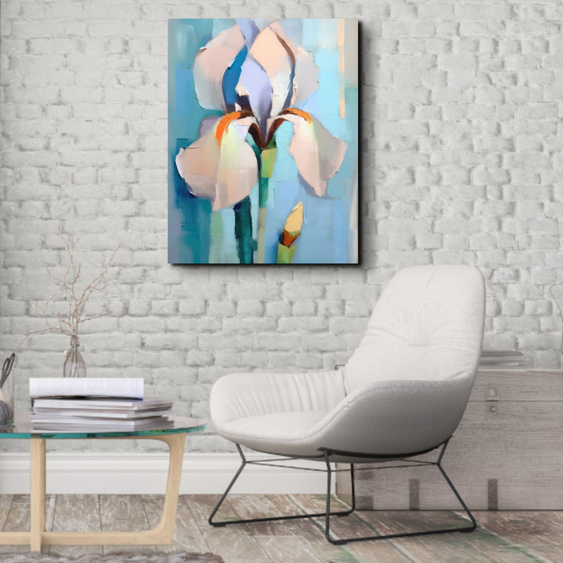 " Iris 1 ", 18" H x 15" W