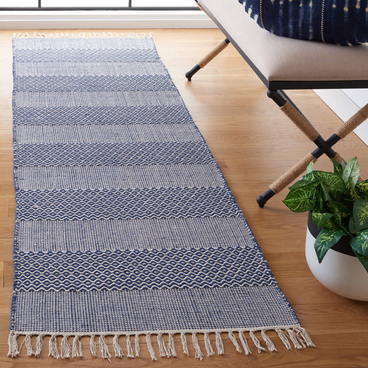 Annia Hand Woven Cotton Striped Rug