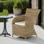 Chaise de patio avec coussin Magness