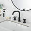 Robinet de salle de bain à large entraxe avec bonde-81641108