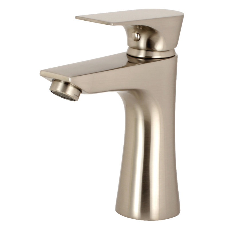 Millennium Single Hole Bathroom Faucet with Drain Assembly, Brushed Nickel
