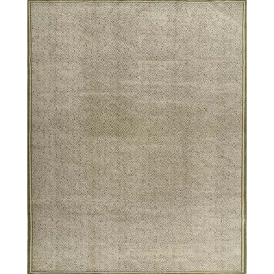 Capri Azm Wool Geometric Area Rug in Gray