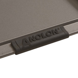 Anolon Advanced Bakeware Nonstick Cookie Pan / Sheet, 10 Inch x 15 Inch, with Silicone Grips, Bronze, 15" x 10"