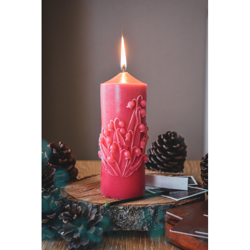 Bougie parfumée à la vanille de qualité supérieure, 15,4 oz | 100% cire de soja, couleur corail | Longue durée de combustion: 18 à 20 heures | Idéal pour la détente et la décoration intérieure | Sécuritaire pour les enfants, à l'écart de la chaleur et des flammes nues