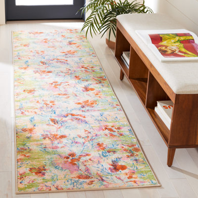 Tapis bleu / rosé Tennille
