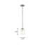 Mini-luminaire suspendu à une lumière Elmwood Park de Génération Lighting -226383628-226356987