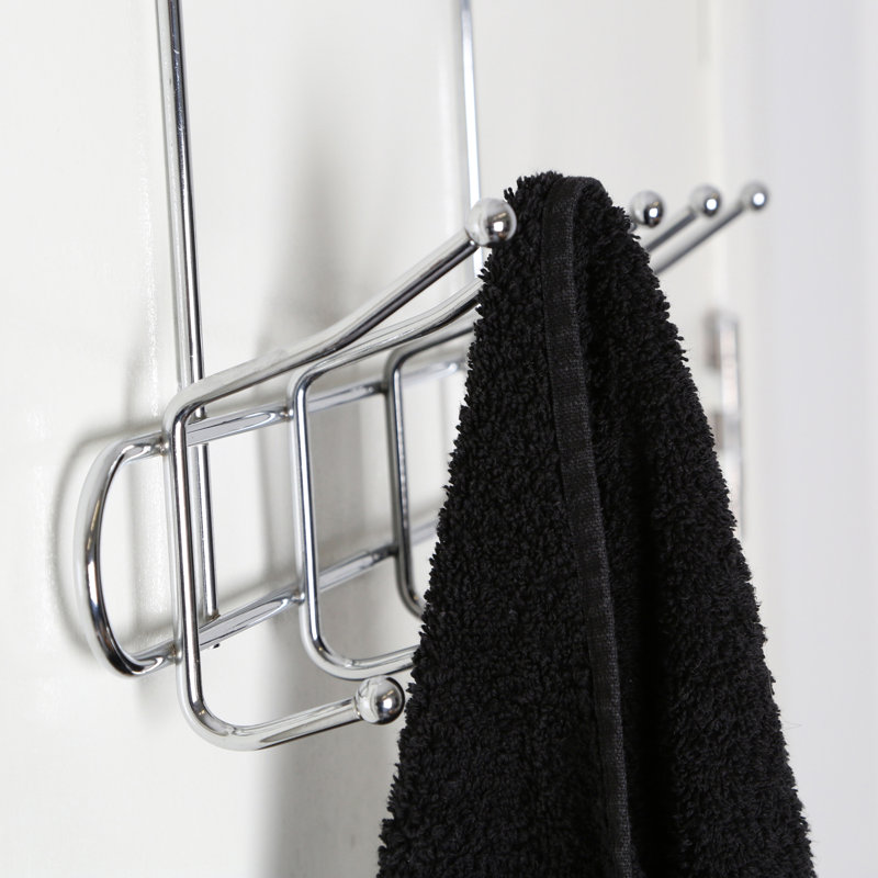 Boadicea Stainless Steel Over-the-Door 10 - Hook Wall Mounted Coat Rack