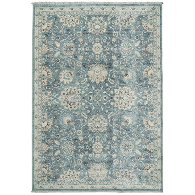 Tapis oriental bleu clair Omarion