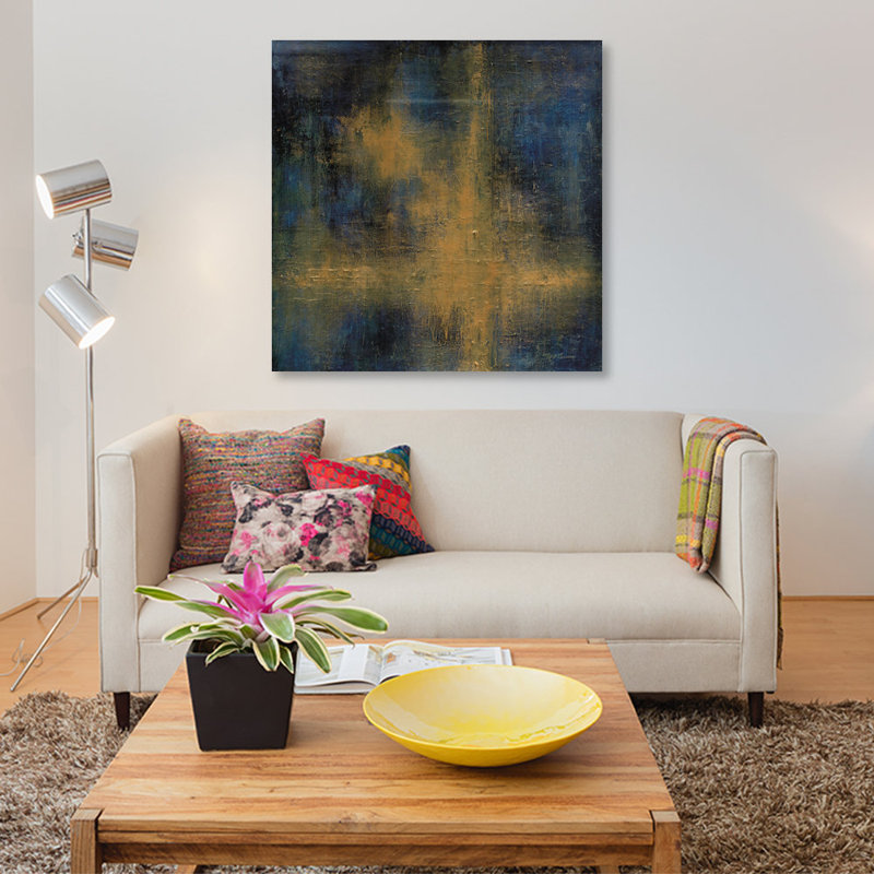 « blue imaginaire », impression sur toile, H 12 po x l 12 po x P 1,5 po