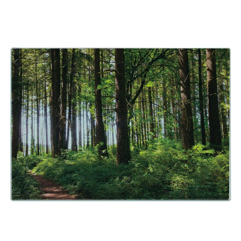 Planche à découper en bois trempé Ambesonne