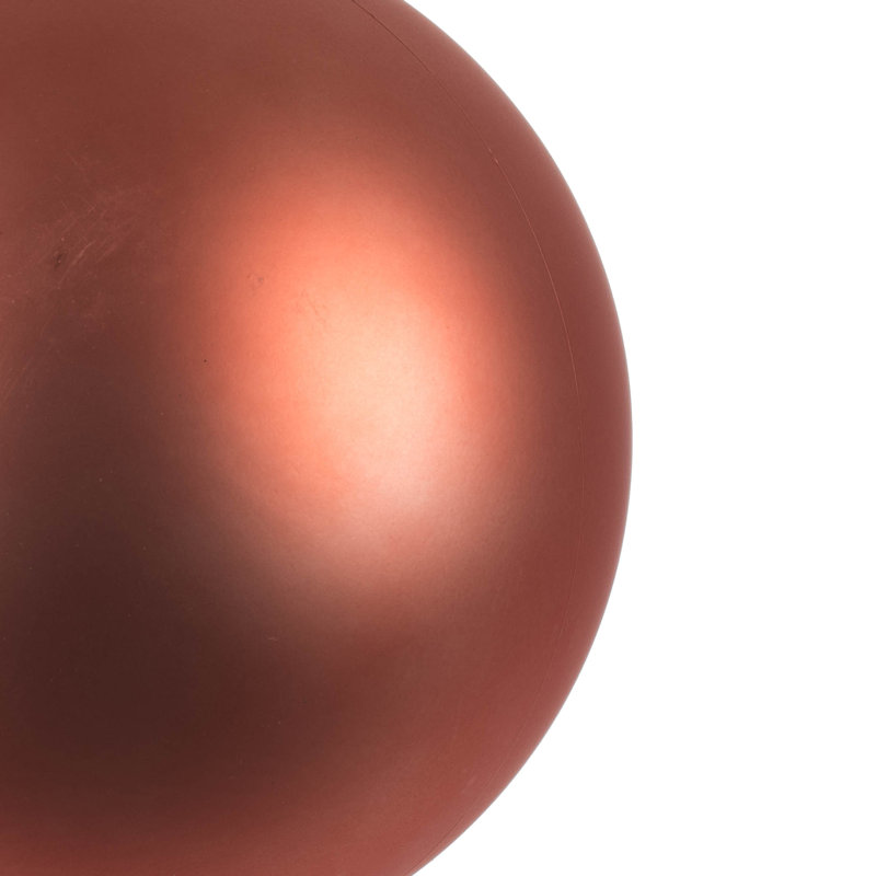 Décoration de boule décorative des Fêtes, H 4,75 po x l 4,75 po x P 4,75 po, Corail