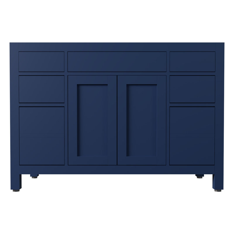 Dayton 48 " Single Bathroom Vanity Base, Navy Blue