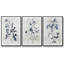 Harlequin Botanical I, ensemble de 3 toiles encadrées sur toile-97792450-97792452