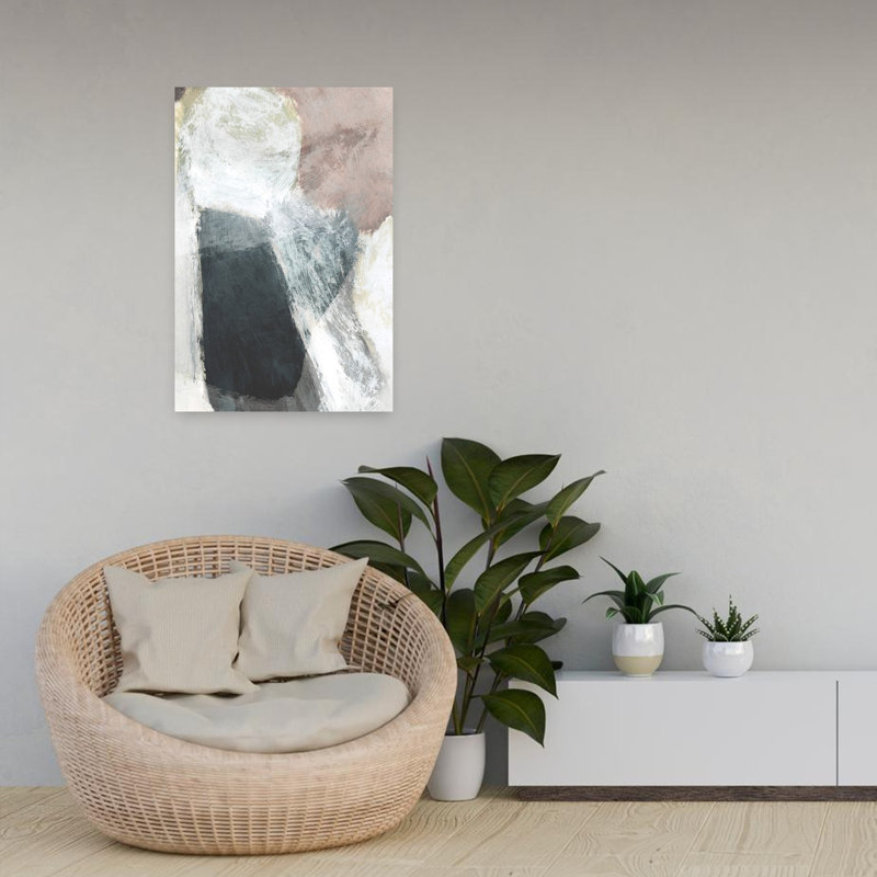 Art contemporain contemporain abstrait, H 24 po x l 16 po