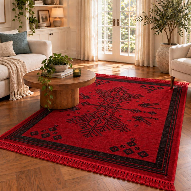 Tapis moderne à double face lavable 3 pi x 5 po Liam, SA25CY