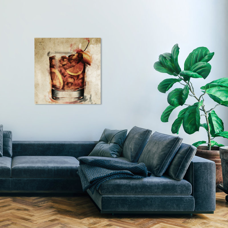 Drinks and Spirits Good Drink Good Time Liquor - reproduction d'art sur toile, H 30 po x l 30 po x P 0,8 po