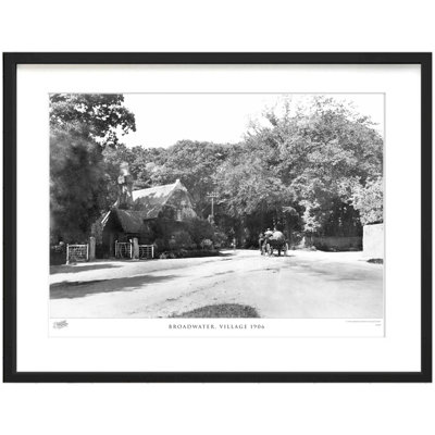Broadwater, Village 1906 by Francis Frith - Single Picture Frame Print