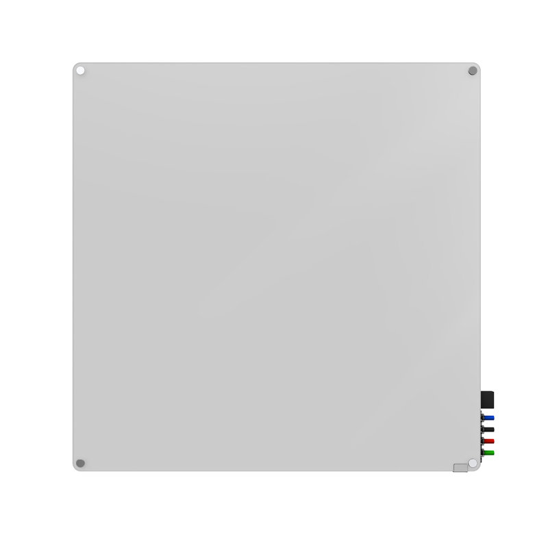 Panneau de verre magnétique mural Harmony, 48 po x 96 po, Blanc