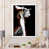 Toile blanche avec cadre photo