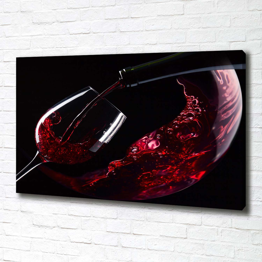 Rotwein - Ungerahmte Kunstdrucke auf Leinwand