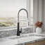 Kohler Tone Single Handle Semi-Professional Pre-Rinse Kitchen Sink Faucet with Three-Function Pull Down Sprayer-828472268