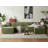 133.4" Modular Cloud Sectional Sofa With Movable 2 Ottomans-488725746