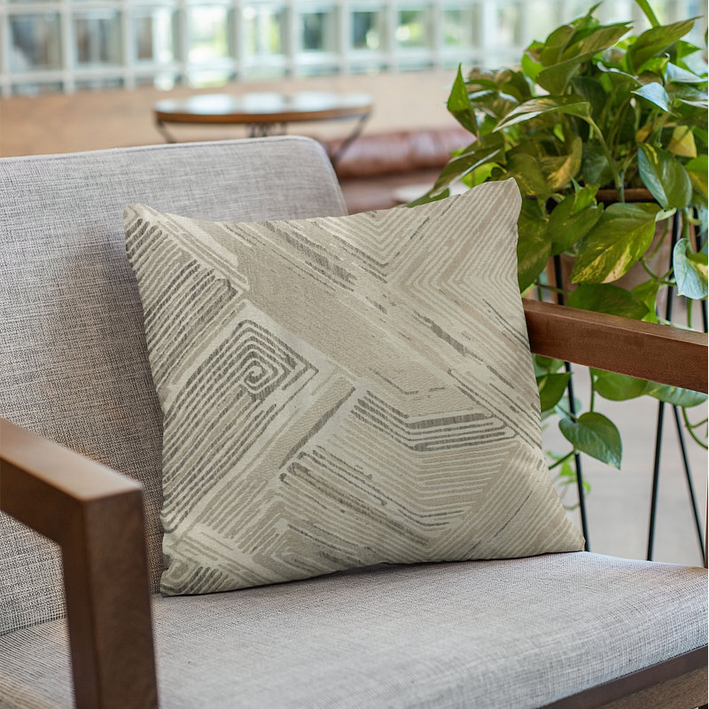 Hidden Tour Abstract Reversible Throw Pillow, 20" x 36"