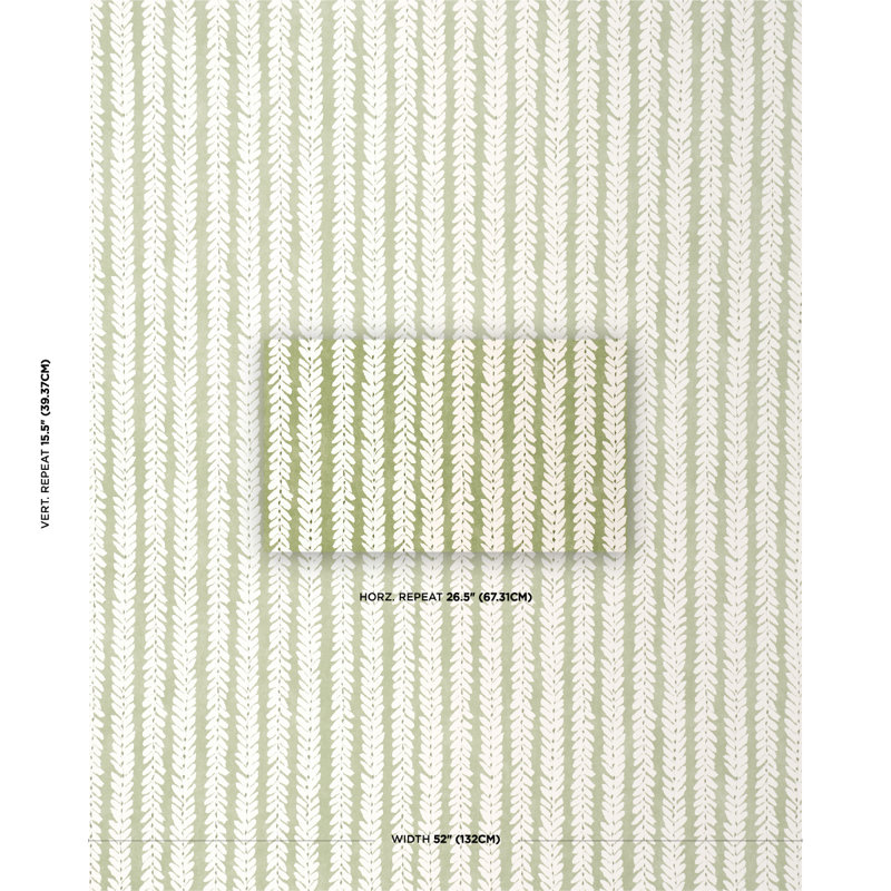 Papier peint Schumacher X Veere Grenney Woodperry, Mousse