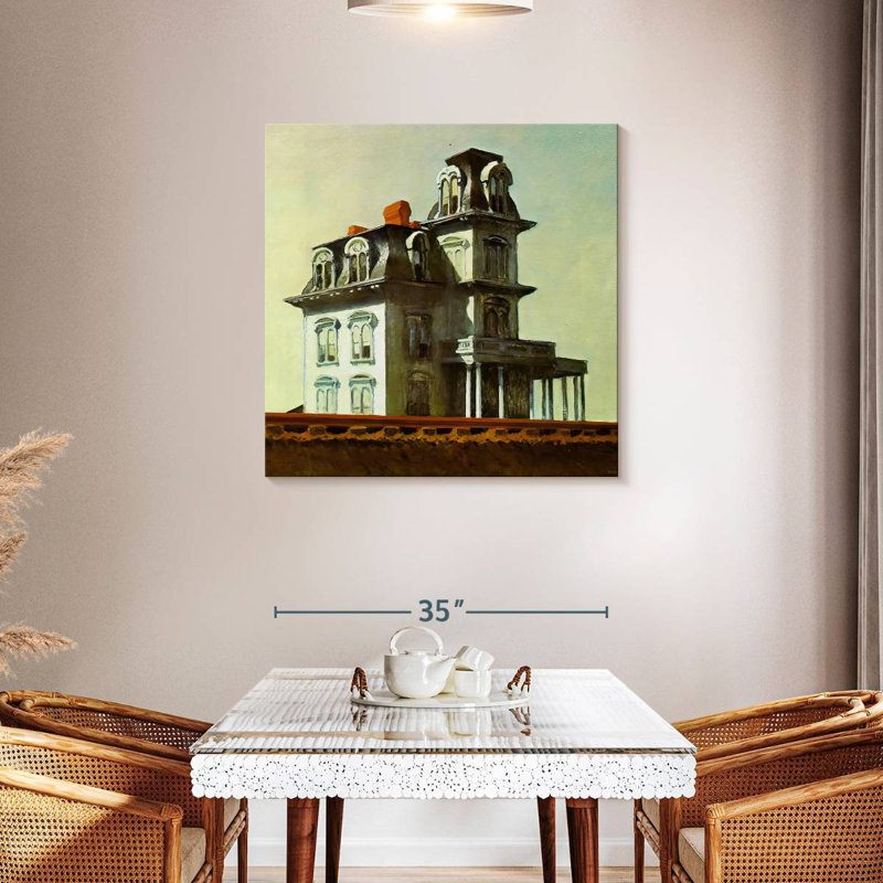 Lilie House By The Railroad, H 36 po x l 36 po
